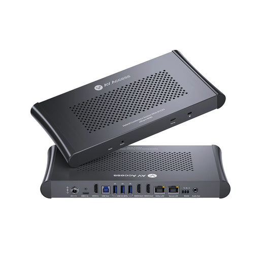 eShare W90 4K Wireless Conferencing System for Video Presentation & Collaboration, Dual HDMI Output, Quad View, Full-Featured USB-C