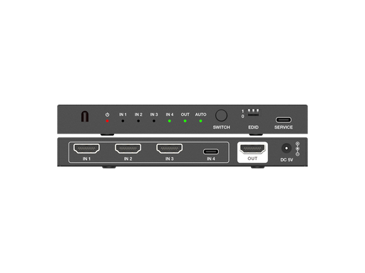 48Gbps 4x1 HDMI/USB-C Switcher