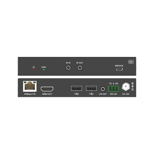18Gbps HDMI/USB-C over HDBaseT 3.0 Extender (100m) with USB 2.0