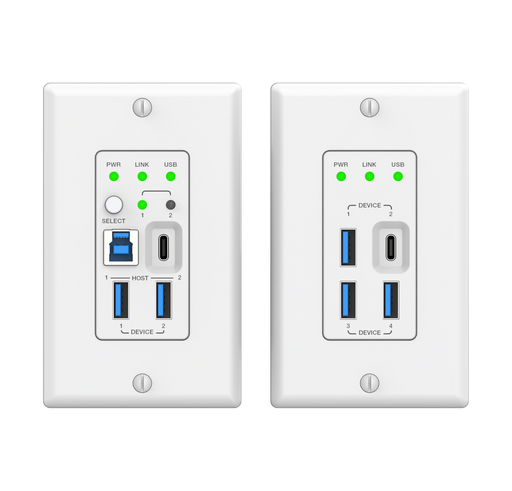 USB 3.2 Gen 1 Extender 100m (Wall Plate/Wall Plate)
