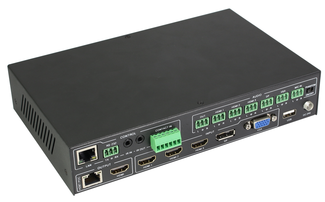 5x1 4K60 Presentation Switcher with HDMI and HDBaseT output, w/ HDBaseT Out(NO RX) freeshipping - Cadenceberge