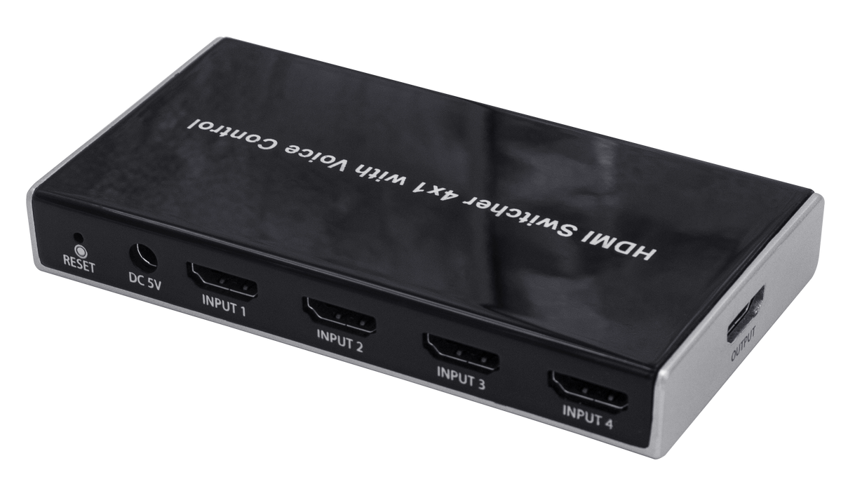 4X1 HDMI 18Gbps Switcher with Alexa voice control freeshipping - Cadenceberge