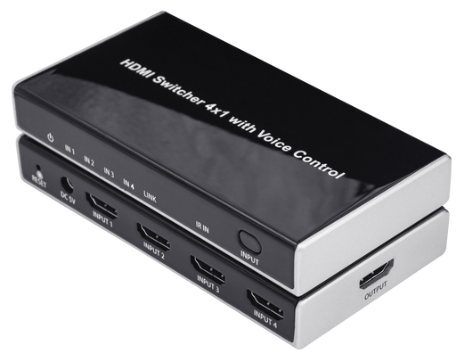 4X1 HDMI 18Gbps Switcher with Alexa voice control freeshipping - Cadenceberge