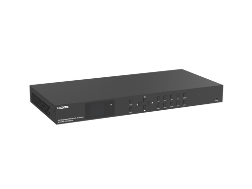 4x2 Seamless Matrix Switcher  with Multiview and USB 3.2 Capture- Model Number CAD-HPMXB42LMVUC
