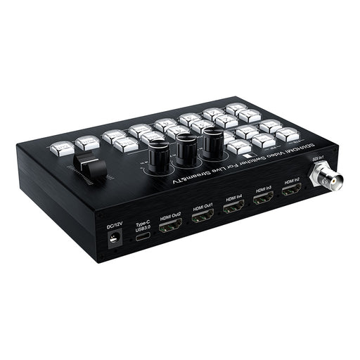4 Channels SDI/HDMI Video Mixer Switcher for Live Streaming Switcher