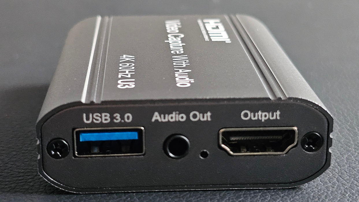 HDMI Video capture with Audio Sterio Audio Out