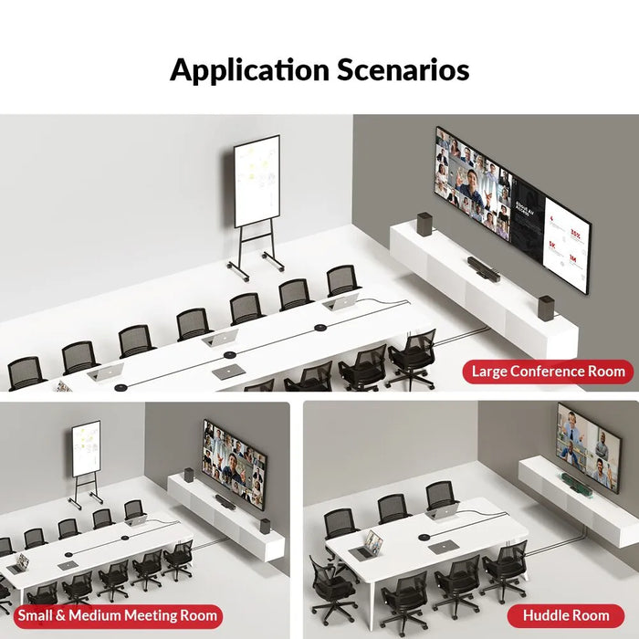 eShare W80 4K Wireless Conferencing System for Video Presentation & Collaboration,