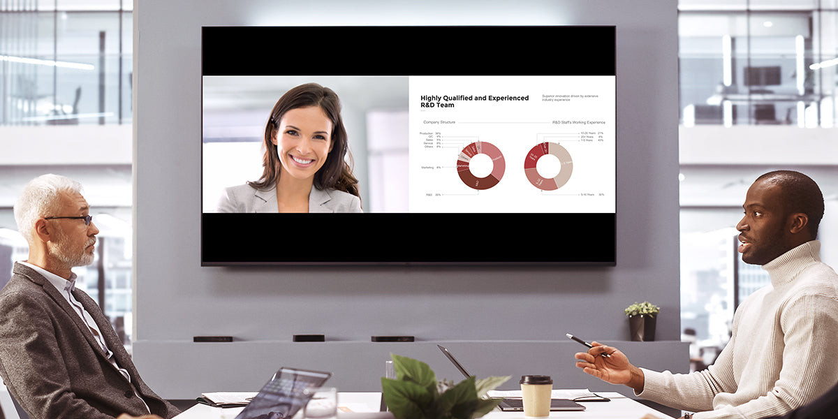 eShare W80 4K Wireless Conferencing System for Video Presentation & Collaboration,