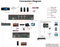 4x2 HDMI/USB-C 4K 18Gbps Multi-format Collaboration Switcher with HDBaseT 3.0 100m Out
