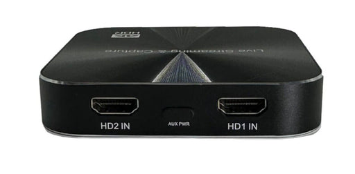 Dual HDMI Video Capture Box 4K30Hz , 2 Channel for capturing two External HDMI Video camera to for MS TEAM, ZOOM, Webex, Meetup, OBS,VLC,SKYPE,UXPLAYER PLUS etc. Suitable for Video Conferencing and Live Streaming with Two Input Cameras- Model: DUCAP-32H4