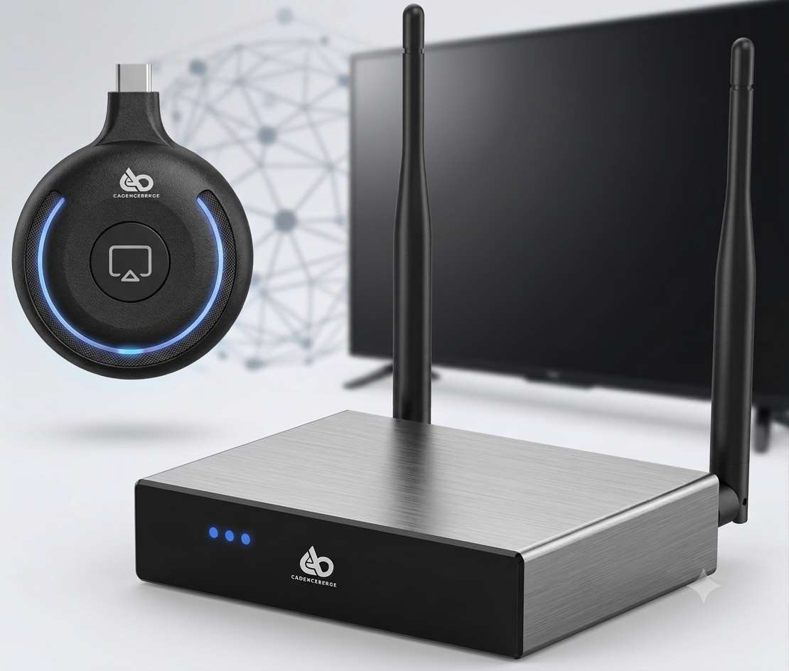Easy Screen Sharing,  Wireless Presentation Cadenceberge Model CAD-100VA