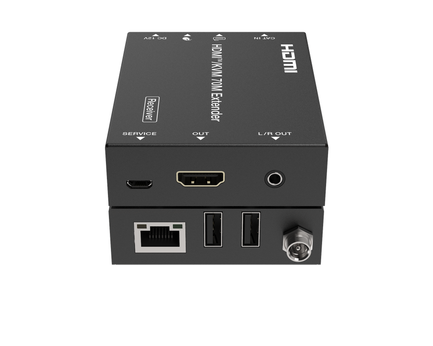 18Gbps HDMITM Extender (70m)  with KVM- CADHDCEDB70SKP
