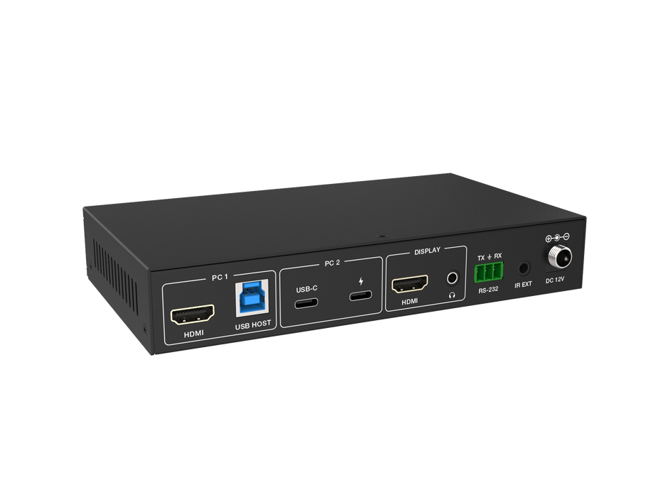 4K60 2x1 HDMI/USB-C KVM Switcher
