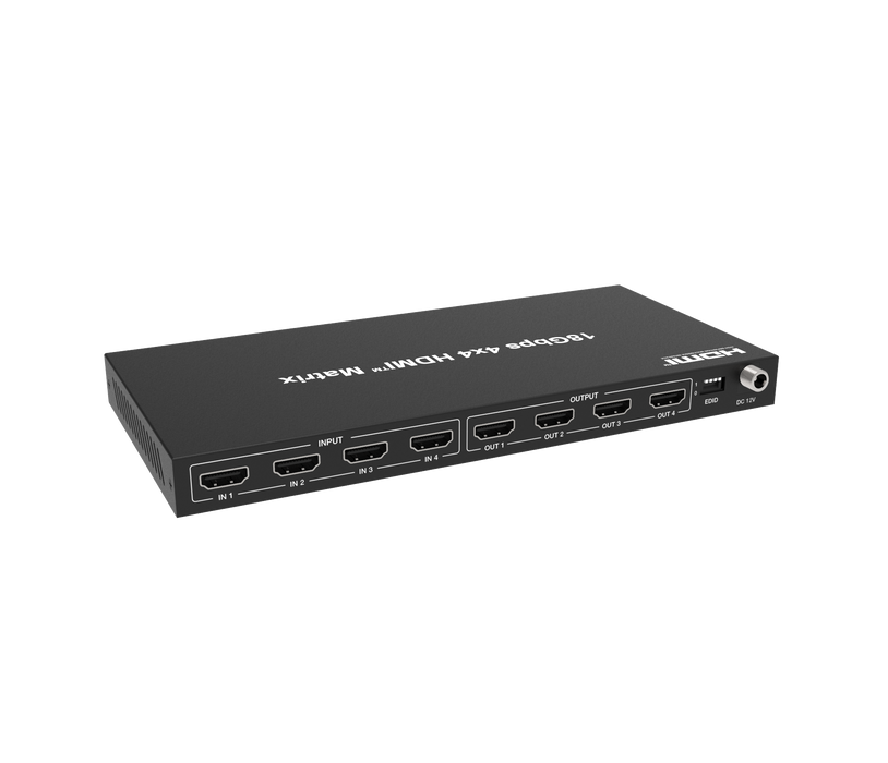 18Gbps 4x4 HDMI Matrix- CAD-MXB44C