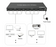18Gbps 2x2 HDMI Matrix Switcher with Audio Extractor- CAD-MXB22AC