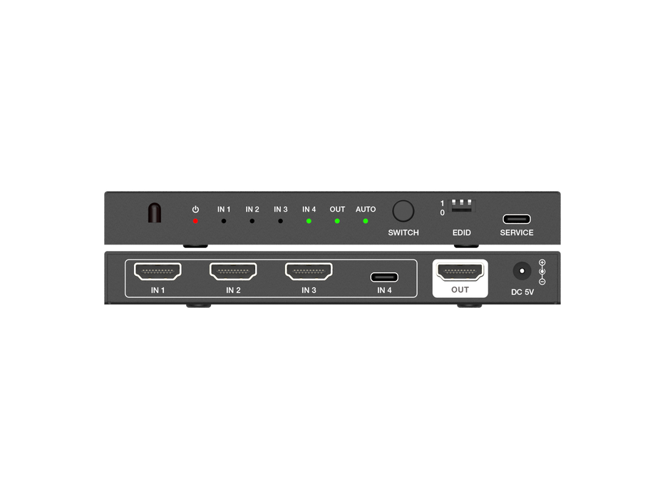 48Gbps 4x1 HDMI/USB-C Switcher