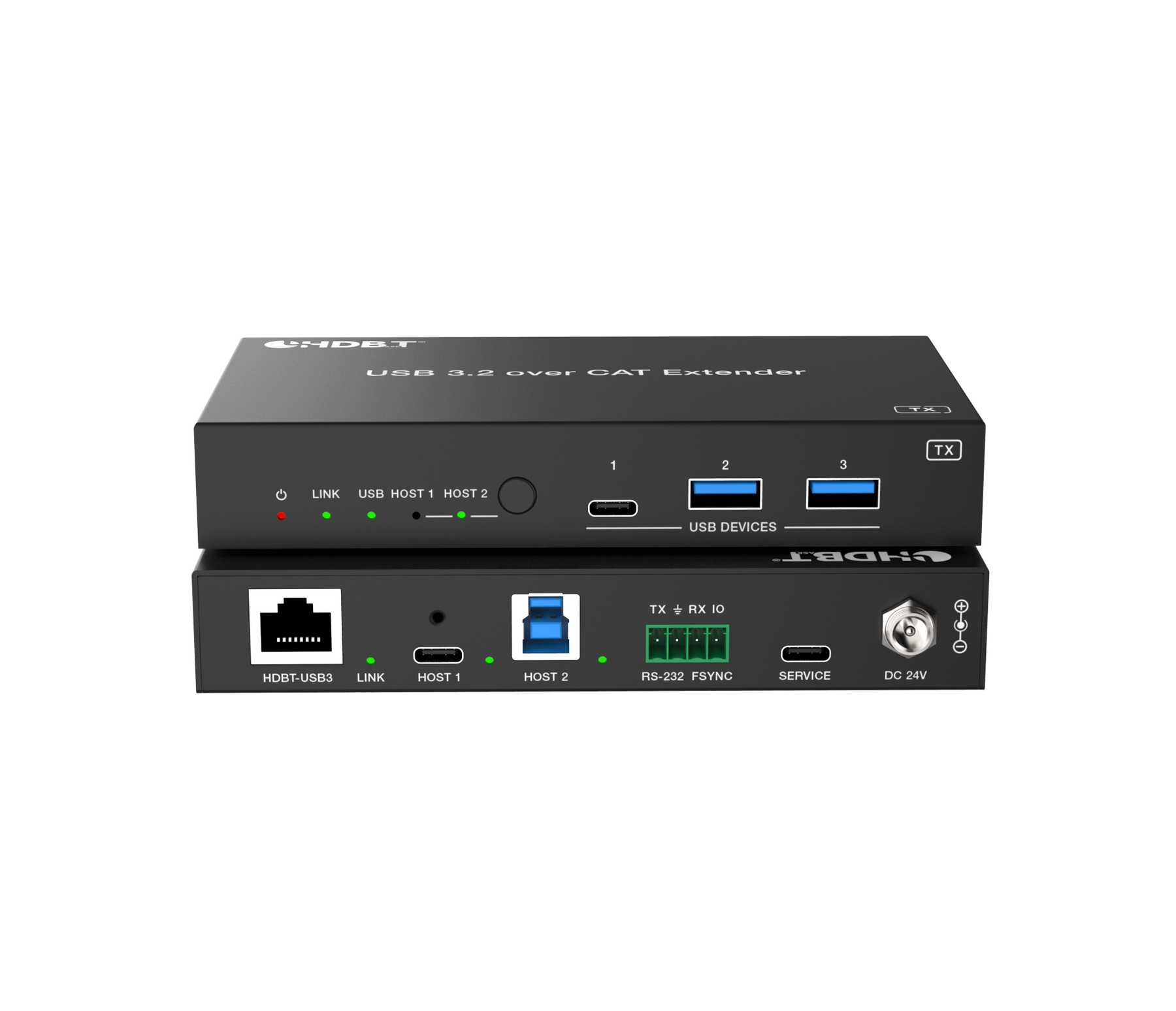 2-Port USB 3.2 Gen 1 Extender (100m)