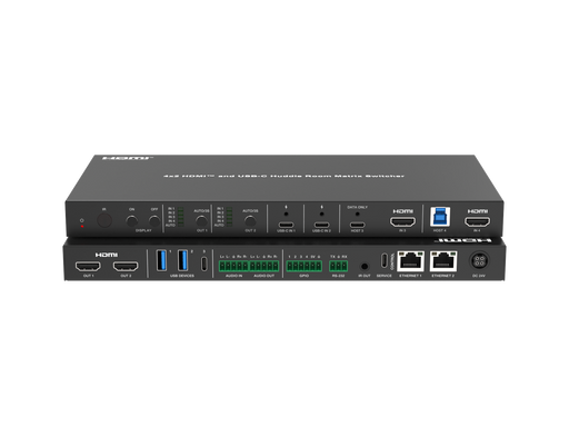 4x2 HDMI™ and USB-C Huddle Room Switcher- Model No CADHUB42