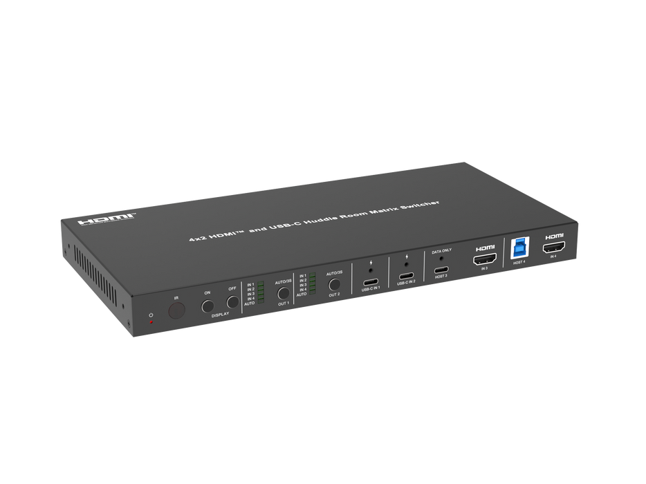 4x2 HDMI™ and USB-C Huddle Room Switcher- Model No CADHUB42