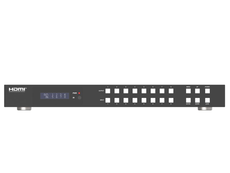 4K30 HDMITM 8x8 Seamless Matrix- CAD-MX988SL