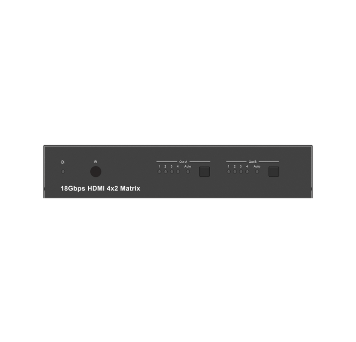 4×2 HDMI 2.0 18Gbps Matrix Switcher- CAD-MXB42AP