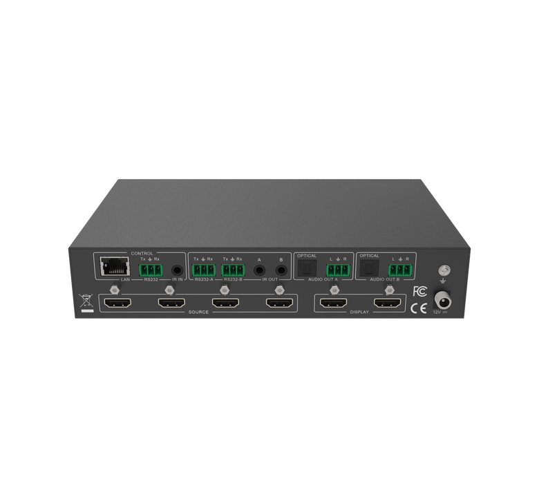 4×2 HDMI 2.0 18Gbps Matrix Switcher- CAD-MXB42AP