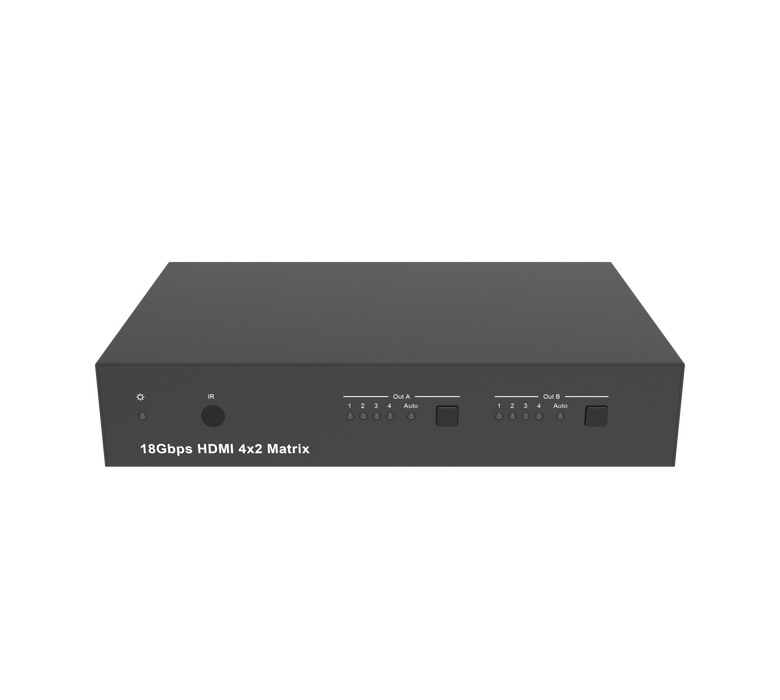 4×2 HDMI 2.0 18Gbps Matrix Switcher- CAD-MXB42AP