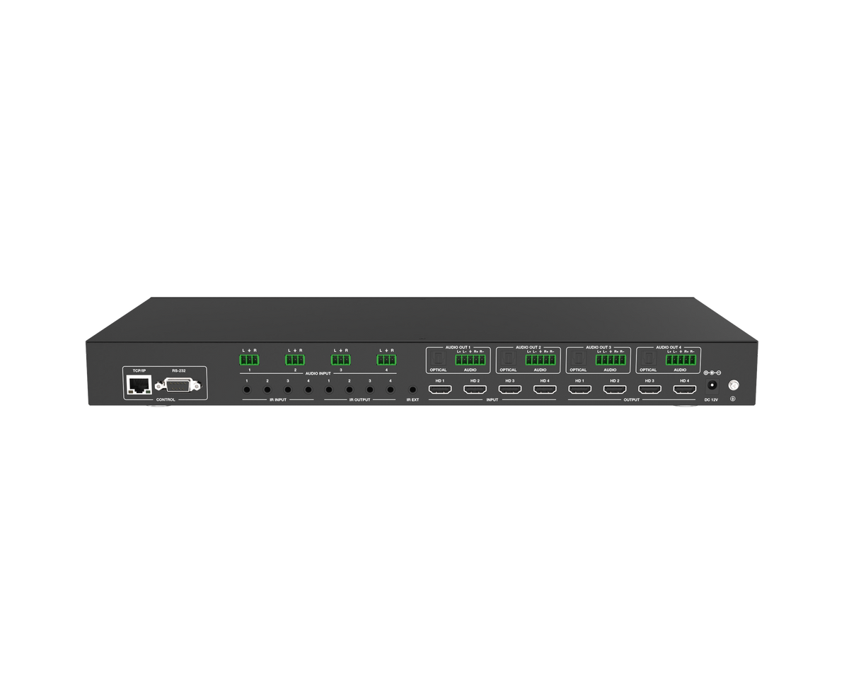 18Gbps 4x4 Seamless Matrix With Video wall & Multiviewer- CADMXB44VWpr ...