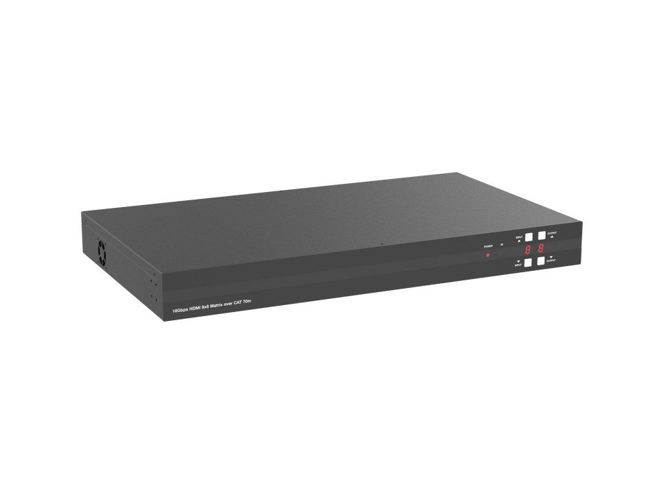 18Gbps 8 x 8 HDMI Matrix (70m) with IR Matrix Function- CAD-MXB88D70M