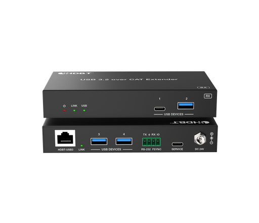 USB 3.2 Gen 1 -Extender 100m (Wall Plate/Box)