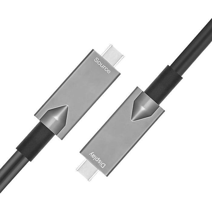Full-featured Type-C Active Optical Cable Supports audio & video, data and PD charging functions, Model: CAD-AOC