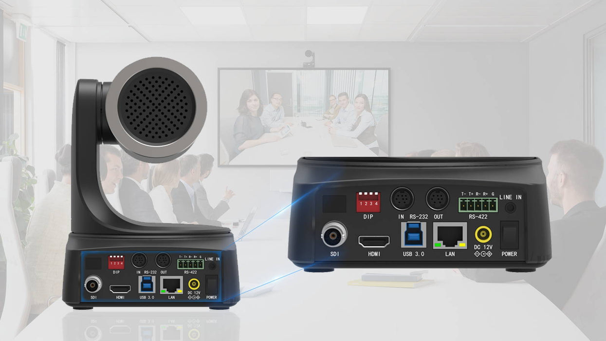 N420/N412 -Nexvoo -USB PTZ camera with 20X optical zoom for boardroom video conferencing