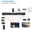 4x2 Seamless Matrix Switcher  with Multiview and USB 3.2 Capture- Model Number CAD-HPMXB42LMVUC