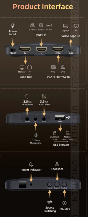 MEDICAL LAPROSCOPY , ENDOSCOPY, SURGICAL RECORDER CAD-HV-RH60