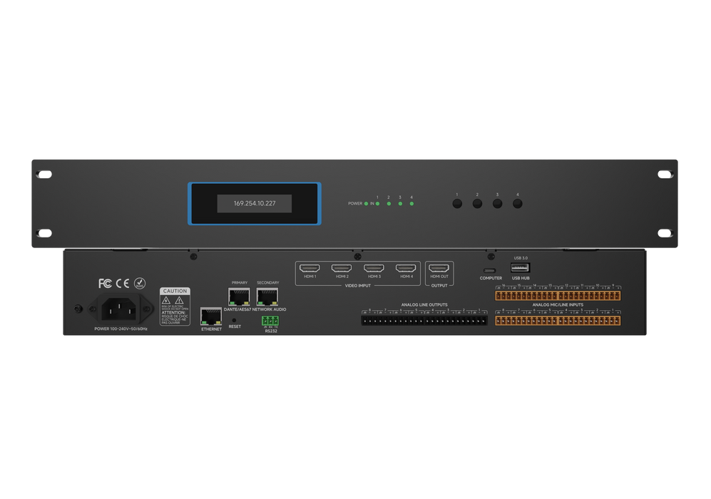 DSP MATRIX/ ATS/ Voice Tracking / Seamless Switching / AES/ANS/ DANTE- Meeting Master Series