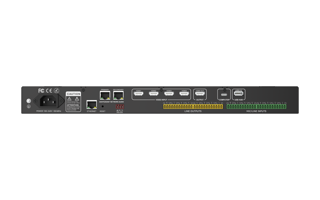 DSP MATRIX/ ATS/ Voice Tracking / Seamless Switching / AES/ANS/ DANTE- Meeting Master Series