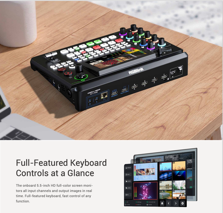 RGB Link mini-edge, 5 Channel All-in-One Switcher.