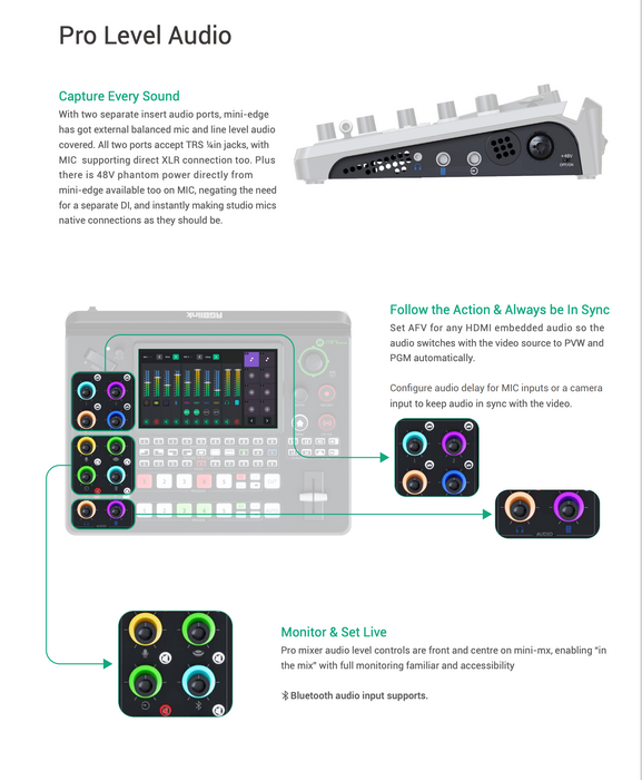 RGB Link mini-edge, 5 Channel All-in-One Switcher.