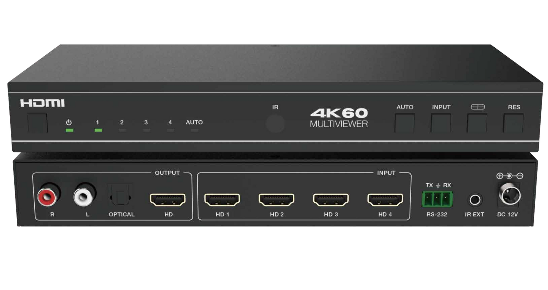 4K60 4x1 Multiviewer Seamless UHD Video Switcher- Model No: CADSWB41MV