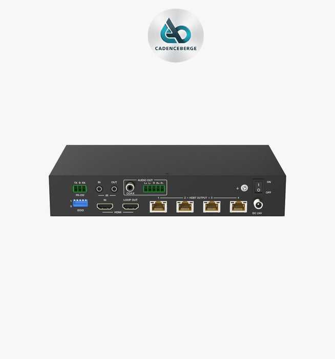 18Gbps HDMI 1×4  HDBaseT Splitter - MODEL CAD-HCSPB14H150