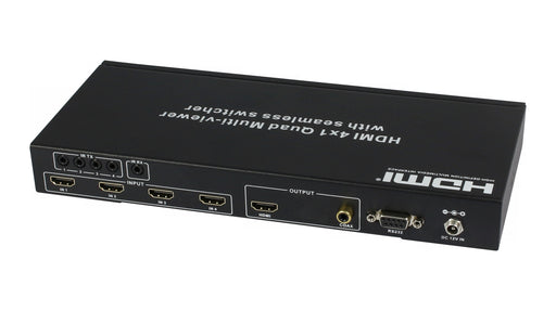 HDMI 1.3 4X1 HDMI Quad Multi-Viewer With Seamless Switcher over cat6 50m freeshipping - Cadenceberge