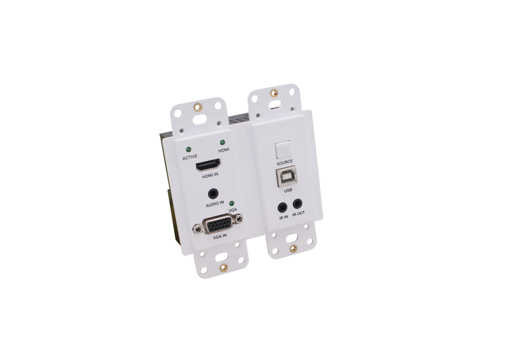 18G HDMI/VGA 2Gang POC Wall Plate  70m freeshipping - Cadenceberge