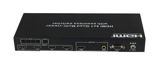 HDMI 1.3 4X1 HDMI Quad Multi-Viewer With Seamless Switcher over cat6 50m freeshipping - Cadenceberge