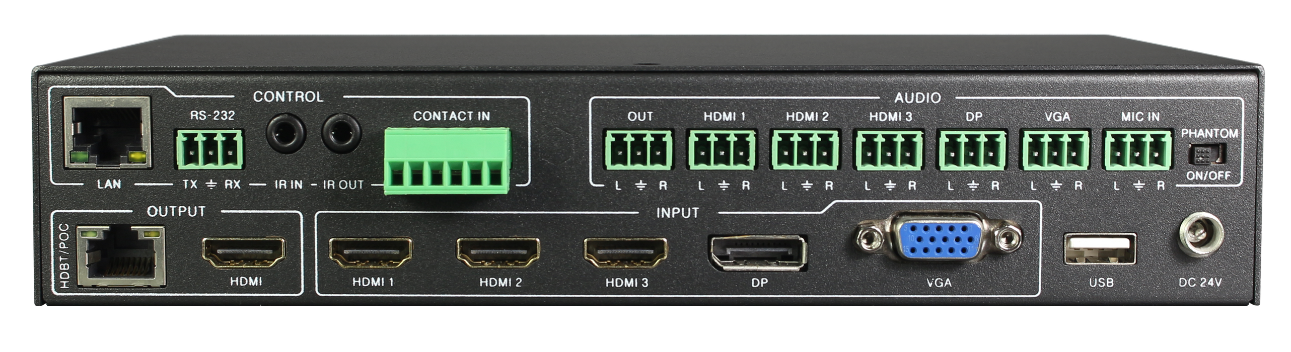 5x1 4K60 Presentation Switcher with HDMI and HDBaseT output, w/ HDBaseT Out（NO RX) freeshipping - Cadenceberge