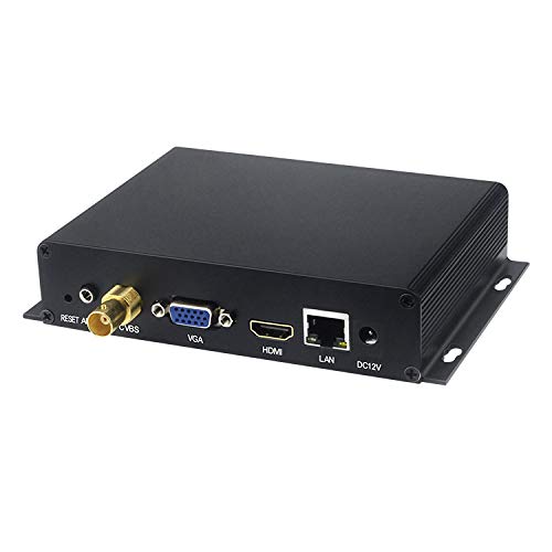 Cadenceberge 4K HDMI H.265 4K HDMI/VGA/CVBS Video Decoder Stream Receiver for RTSP RTMP UDP HTTP HLS
