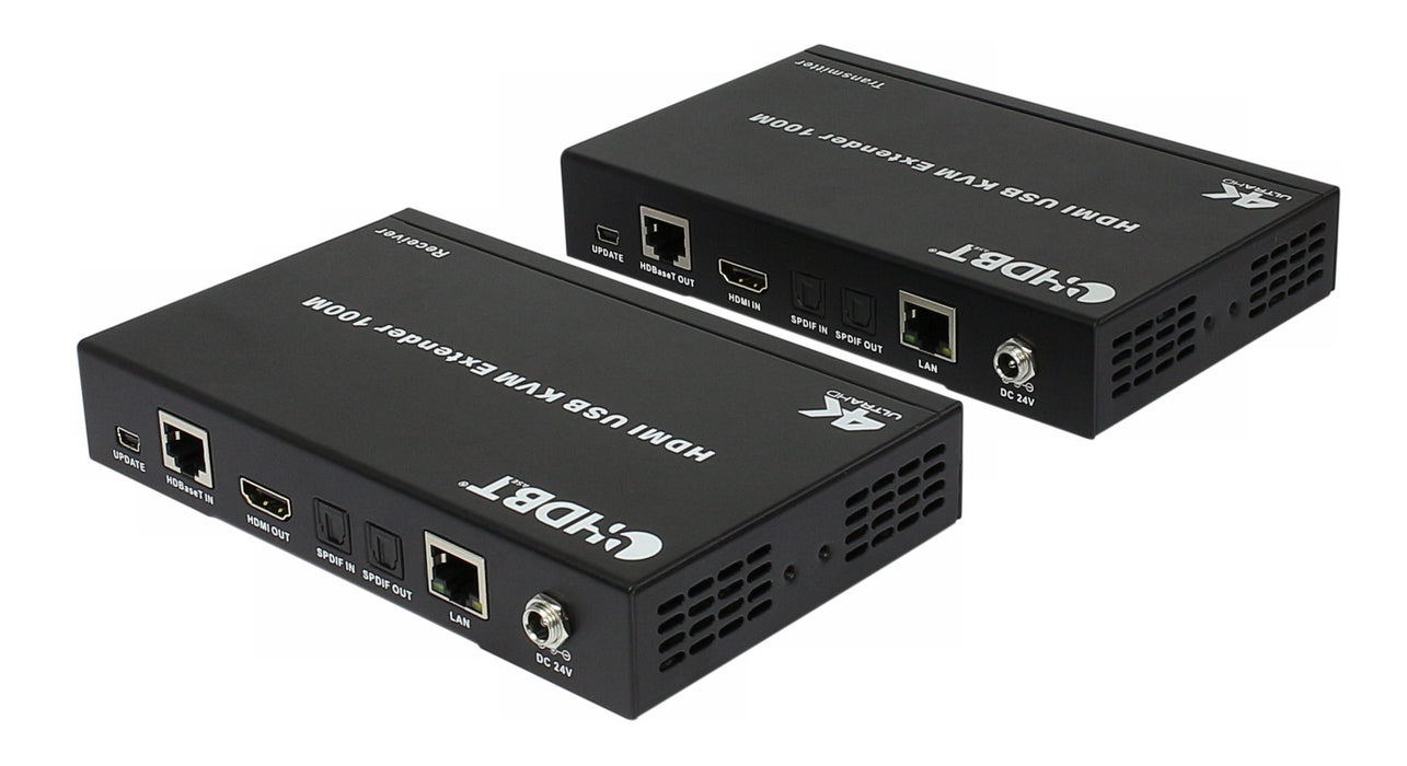 HDBaseT 2.0 extender (KVM USB) 4K 100M freeshipping - Cadenceberge