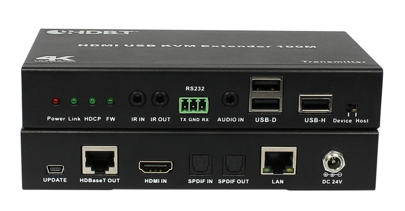 HDBaseT 2.0 extender (KVM USB) 4K 100M freeshipping - Cadenceberge