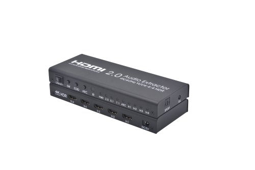 HDMI 4×1 Switch with Audio Extractor （Support 4K/60Hz YUV 4:4:4 HDR） freeshipping - Cadenceberge